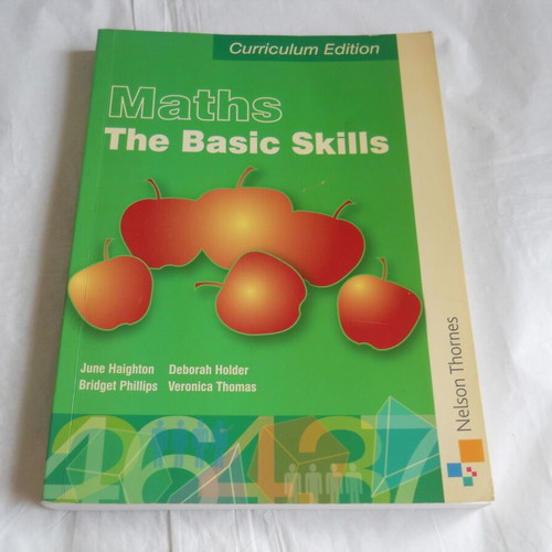 Math The Basic Skills book used, English
