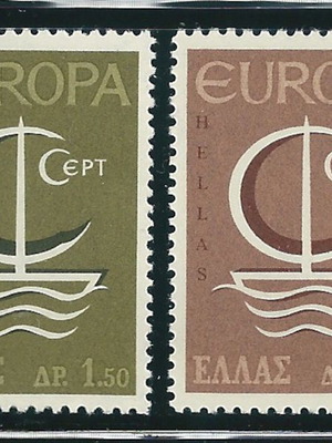 Greece 1966 Europa CEPT complete set MNH stamps