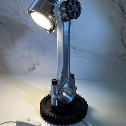 Engine piston lamp made to order