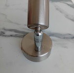 Metallic LED spotlight like new, pack of 2