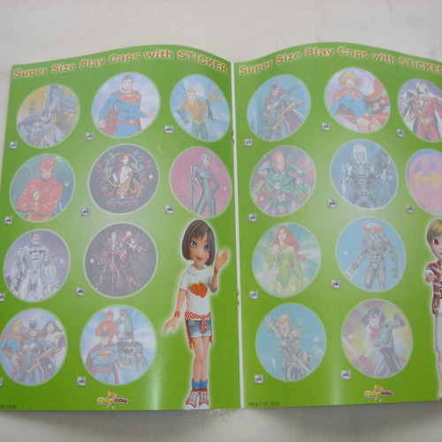 Chipicao Justice League sticker album new