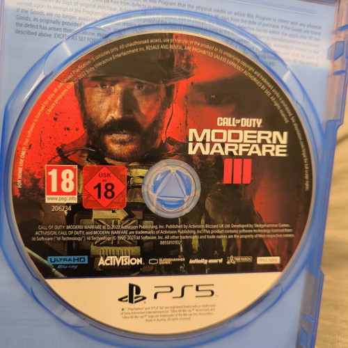 Call of Duty Modern Warfare 3 PS5 game