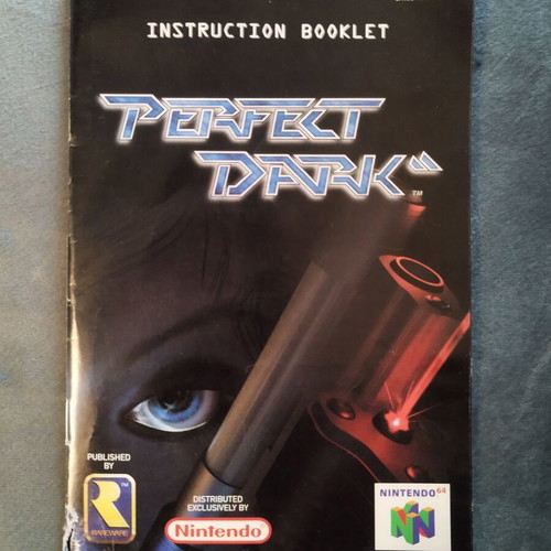 Nintendo N64 Perfect Dark instruction booklet used