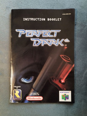 Nintendo N64 Perfect Dark εγχειρίδιο οδηγιών μεταχειρισμένο
