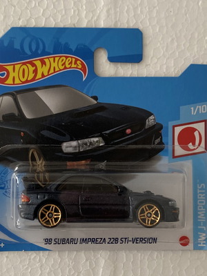 Subaru Impreza 22B STi Version σκούρο μπλέ Hot Wheels καινούργιο