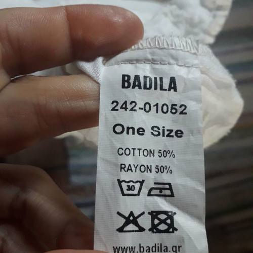 Badila wide short-sleeve transparent shirt like new