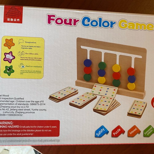 Logic game with cards new for ages 3 and up