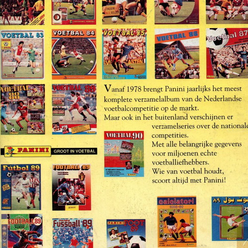 Panini Sticker Album Voetbal Nederland 1990 like new, collectible