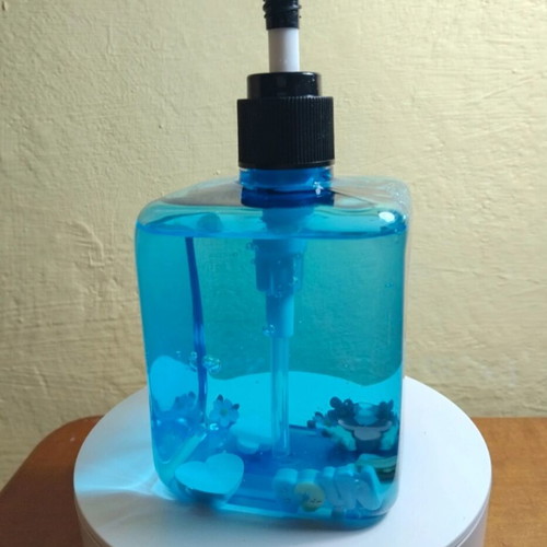 Handmade kawaii kids soap dispenser new, transparent gel