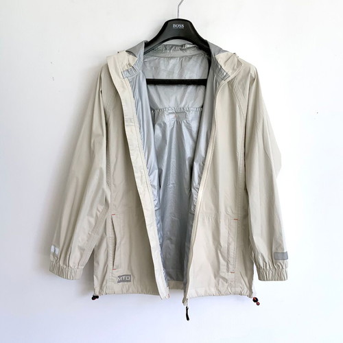 Aigle MTD Windbreaker Rain Jacket unisex, used, size L/XL, ecru