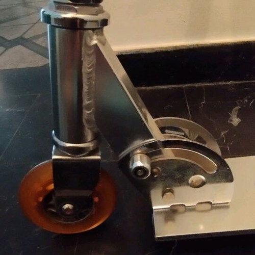 Aluminum folding scooter like new