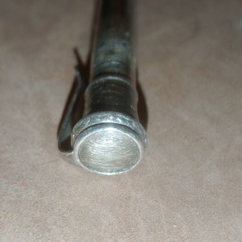 Vintage silver mechanical pencil used, collectible
