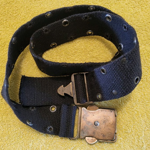 Women's belt used, black, length 94cm