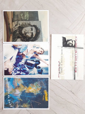 Che cards used, Havana, Cuba
