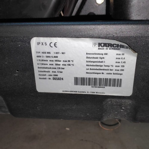 KARCHER HDS 895 Professional Pressure Washer like new