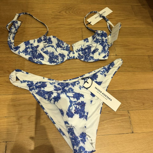 Vassia Kostara bikini set, blue, XL