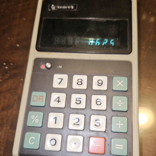 Sanyo 1976 calculator used, fully functional