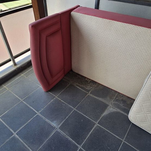 Bed used, mattress included