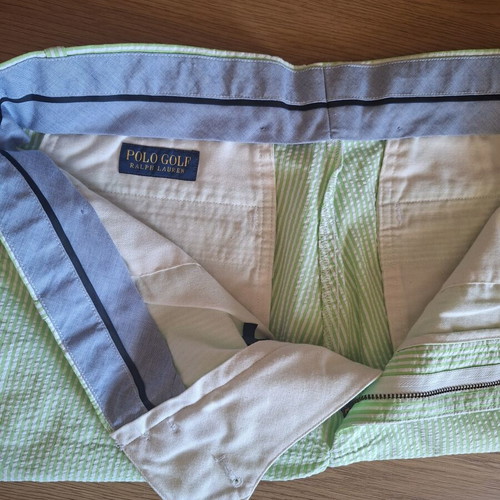 Ralph Lauren shorts size 32, like new, white and green