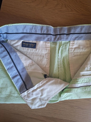 Ralph Lauren shorts size 32, like new, white and green