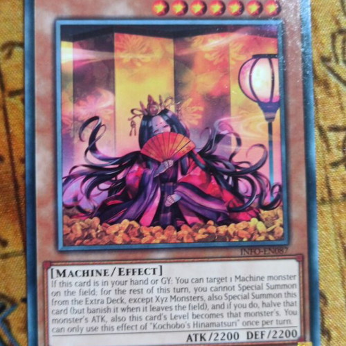 Kochobo's Hinamatsuri Effect Monster card like new