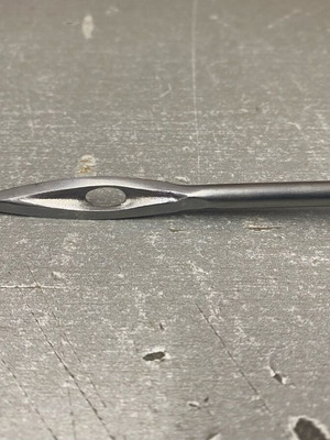 Skewer with hole from West Germany and bakelite handle new