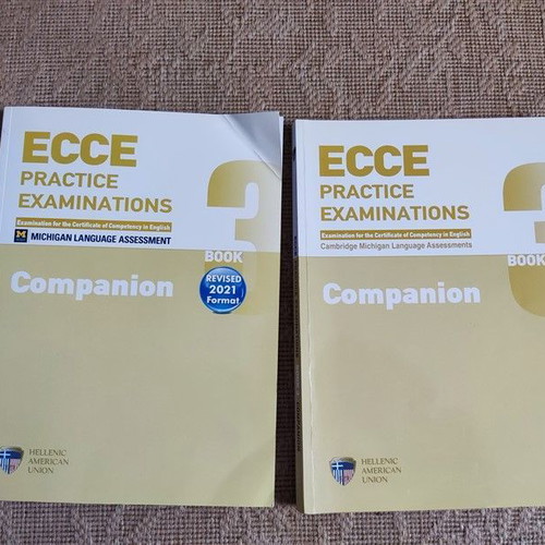 ECCE Practice Examinations 3 books used, set of 4