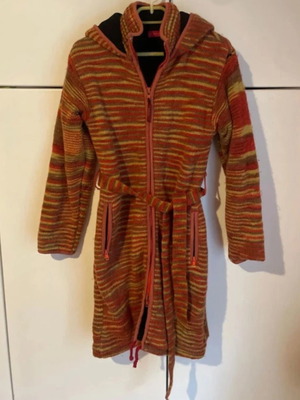 Uttam London 100% wool knitted coat with hood used