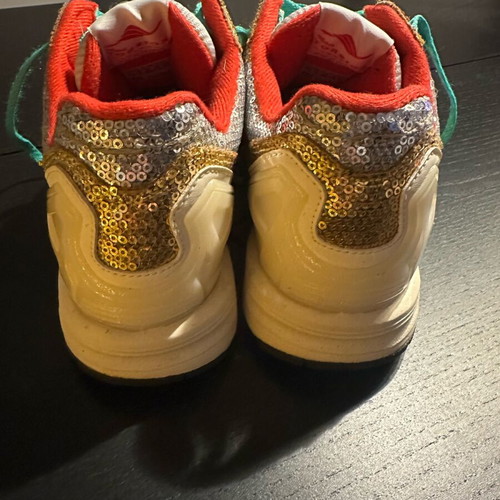 Adidas ZX 6000 women's sneakers like new, multicolor with sequins