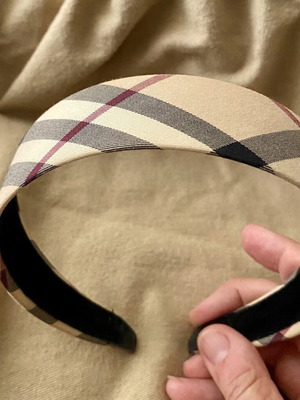 Burberry hairband Vintage Check pattern