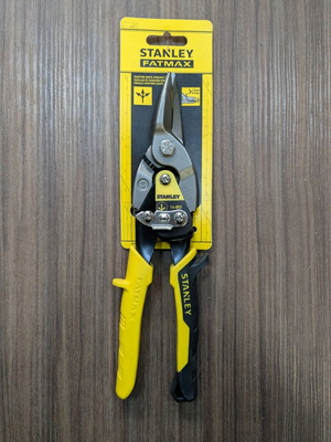 Stanley Fatmax Straight Tin Snips New