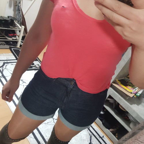 Tommy Hilfiger short denim shorts like new, size 36/S, blue