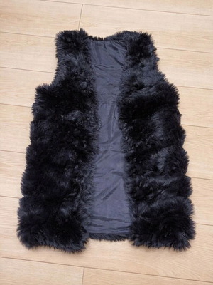 Women's dark blue vest like new, size L/XL