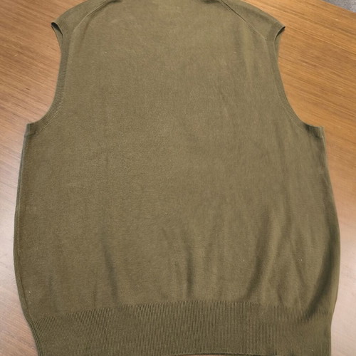 Polo Ralph Lauren Green Sweater Vest 100% Pima Cotton Men’s M Like New