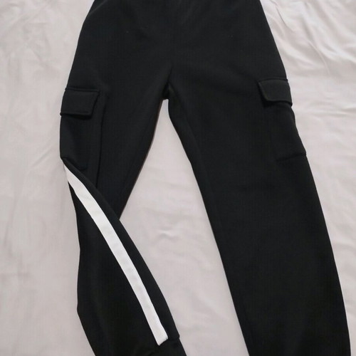 Tracksuit pants size 16 years like new, black and white