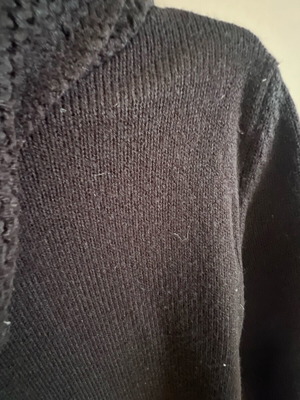 Turtleneck long blouse like new, black, size M