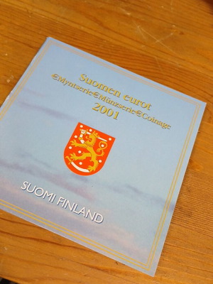 Σετ νομισμάτων Suomi Finland 2001 σαν καινούργιο