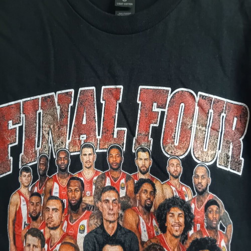 Olympiakos Final 4 OAKA Athens 2026 T-shirt new, black, cotton