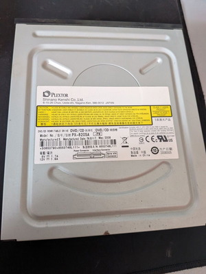 Plextor PX-820SA DVD±RW SATA οπτική μονάδα, μαύρη
