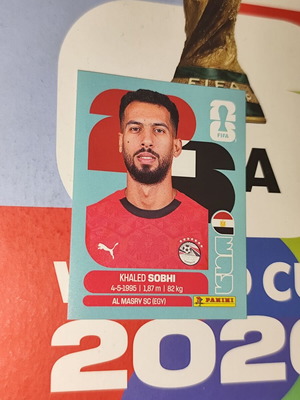 Khaled Sobhi World Cup 2026 Panini sticker