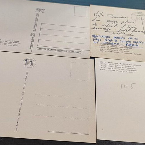 Collectible postcards 8, Crete 1970-80, like new