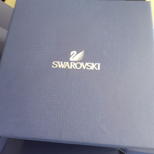 Swarovski Crystal Soulmate Swan Jet Black Huge New Limited Edition