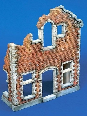 French house ruin 1/35 new made of Giluform plaster