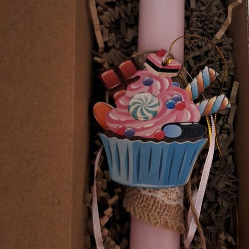 Scented cupcake candle new