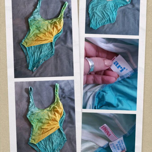 Swimsuit and pareo set like new, sizes XL to 2XL