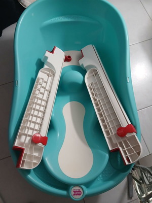 OK Baby Onda Mint βρεφικό μπανάκι με μπάρες στήριξης μεταχειρισμένο