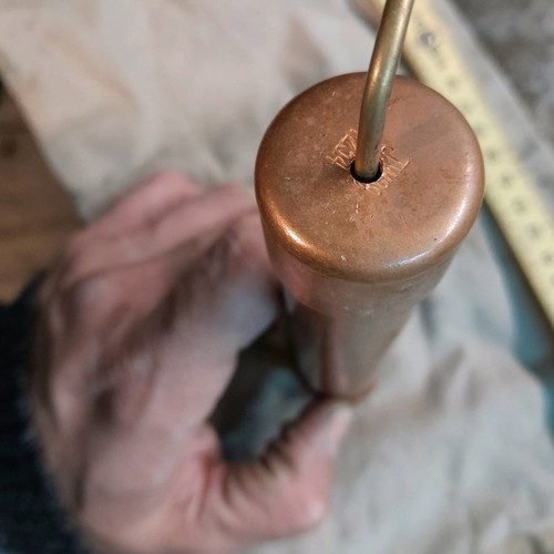 Dowsing rods tested on silver, gold, and copper