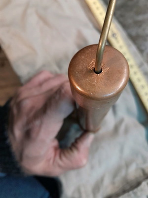 Пръчки за лозоходство тествани на сребро, злато и мед