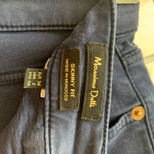 Massimo Dutti pants like new, blue, sizes XS and S