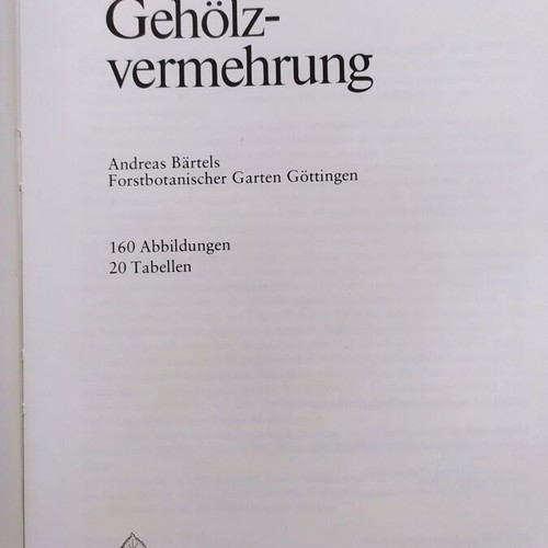 Book on plant propagation like new, in German